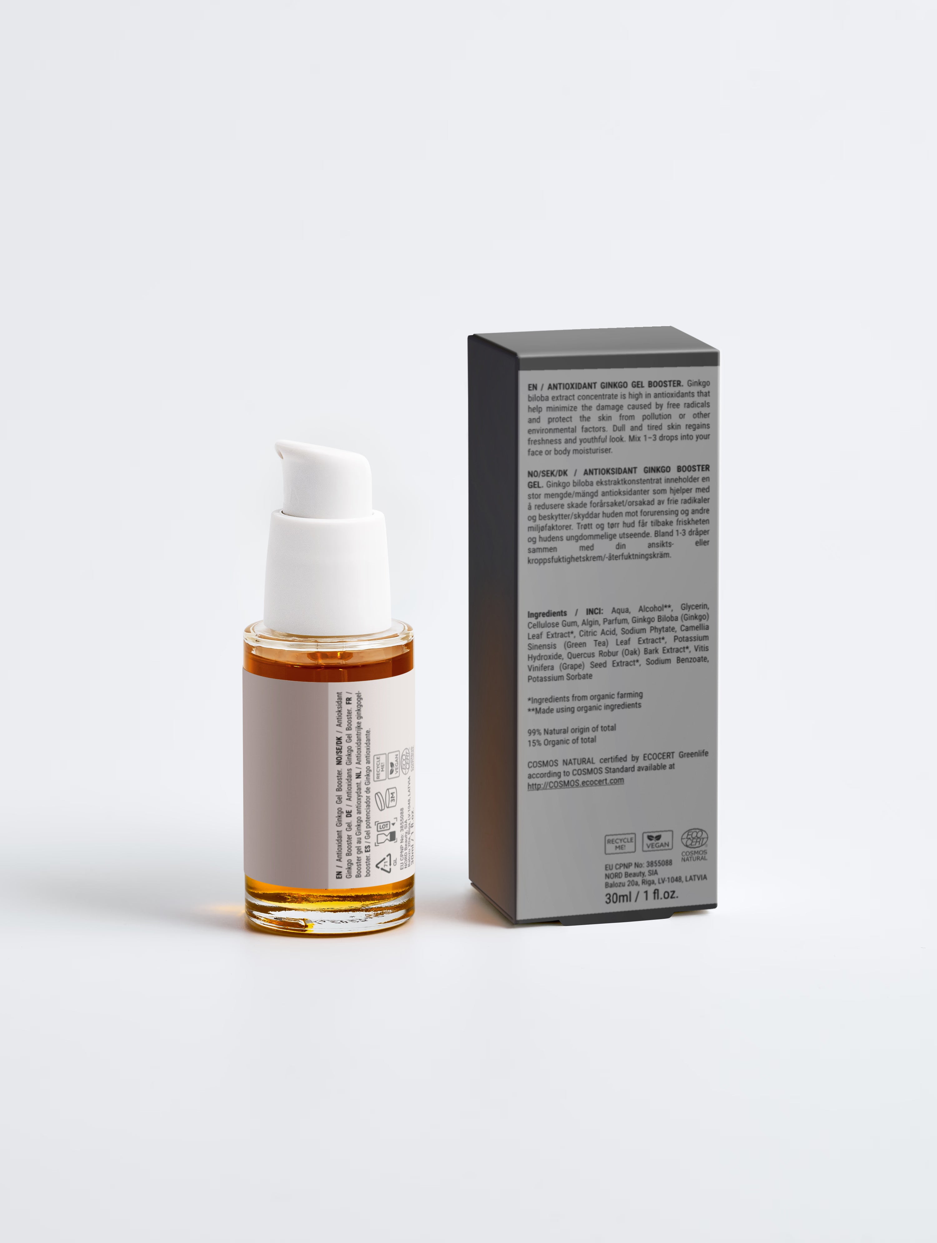 Antioxidant Ginkgo Gel Booster